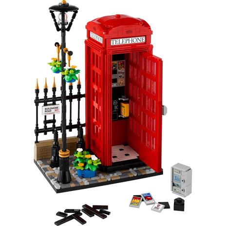 LEGO Ideas 21347 Cabina Telefonica Rossa di Londra, Idea Regalo Creativa per Adulti, Souvenir iconico Supporto per Cellulare - 7