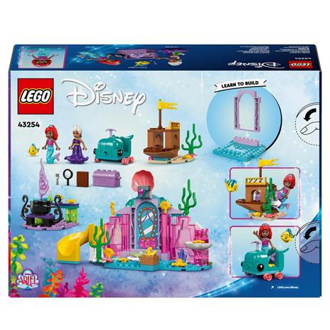 LEGO | Disney 43254 La Caverna di Cristallo di Ariel Giocattolo da Costruire, Giochi per Bambini 4+ Anni con la Sirenetta - 8