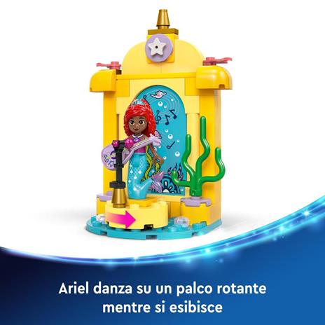 LEGO | Disney 43235 Il Palcoscenico Musicale di Ariel, Giochi Creativi per Bambini 4+ con 2 Personaggi Iconici, Idea Regalo - 3