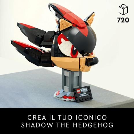 LEGO Sonic 77000 Shadow the Hedgehog, Kit Modellismo per Adulti da Collezione dal Noto Videogioco, Idea Regalo per Uomo e Donna - 2