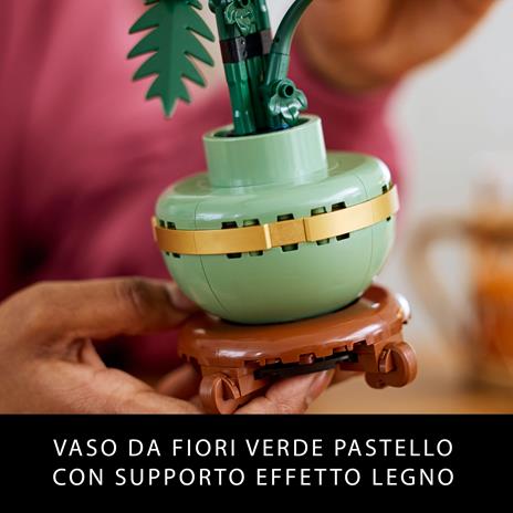 LEGO Icons 10368 Crisantemo, Fiore Finto da Costruire per Adulti, Regalo Creativo di Compleanno per Donna, Uomo, Lei o Lui - 4