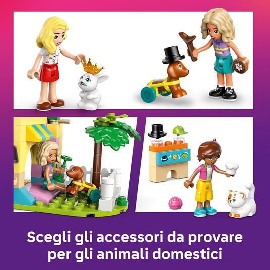 LEGO Friends 42650 Pet Shop, Giochi per Abilità Sociali e Cura Animali per Bambine 6+ con Coniglio, Cane e Gatto Giocattolo - 3