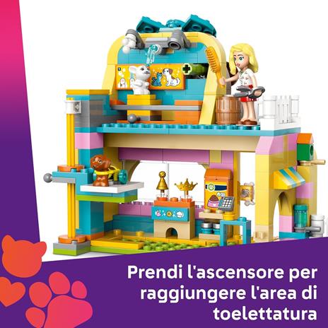 LEGO Friends 42650 Pet Shop, Giochi per Abilità Sociali e Cura Animali per Bambine 6+ con Coniglio, Cane e Gatto Giocattolo - 5