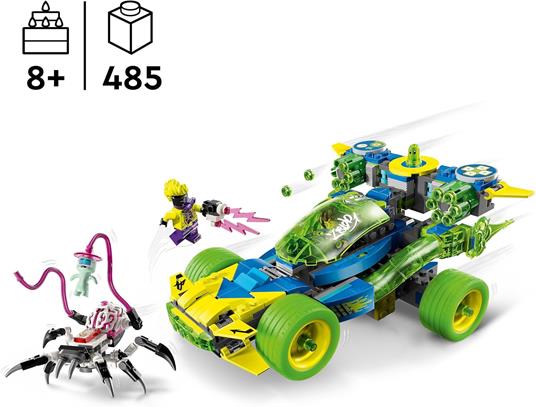LEGO DREAMZzz 71491 Il Fuoristrada da Corsa di Mateo e Z-Blob, Giochi 3in1 Trasformabili Bambini 8+, Veicolo o Auto o Moto - 2