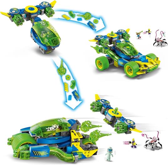 LEGO DREAMZzz 71491 Il Fuoristrada da Corsa di Mateo e Z-Blob, Giochi 3in1 Trasformabili Bambini 8+, Veicolo o Auto o Moto - 3