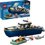 LEGO City Police Inseguimento del motoscafo della Polizia