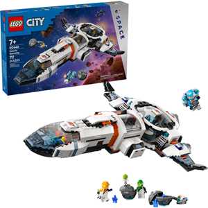 Giocattolo LEGO City 60446 Astronave Galattica Modulare con 4 Minifigure e Figura Aliena, Giocattoli Spaziali Bambini 7+, Idee Regalo LEGO