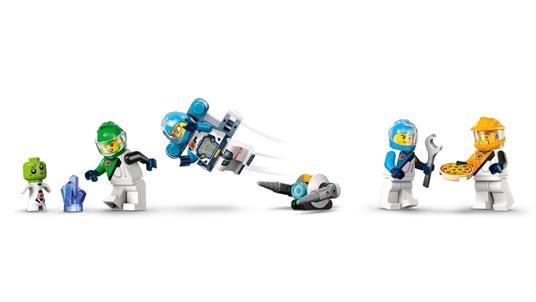 LEGO City 60446 Astronave Galattica Modulare con 4 Minifigure e Figura Aliena, Giocattoli Spaziali Bambini 7+, Idee Regalo - 7
