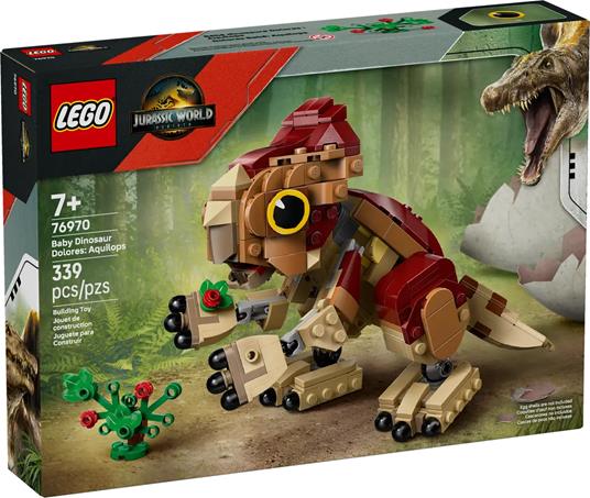LEGO Jurassic World (76970). Dinosauro cucciolo Dolores: Aquilops