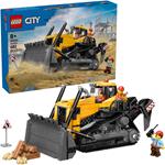 LEGO City Big Vehicles Bulldozer giallo con pala frontale
