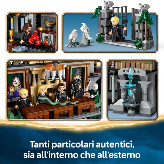 LEGO Harry Potter 76453 Villa Malfoy, Giochi Bambini 10+, Casa Giocattolo con Stanze, Funzioni e 9 Personaggi, Idea Regalo - 2