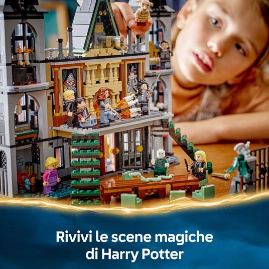 LEGO Harry Potter 76453 Villa Malfoy, Giochi Bambini 10+, Casa Giocattolo con Stanze, Funzioni e 9 Personaggi, Idea Regalo - 5