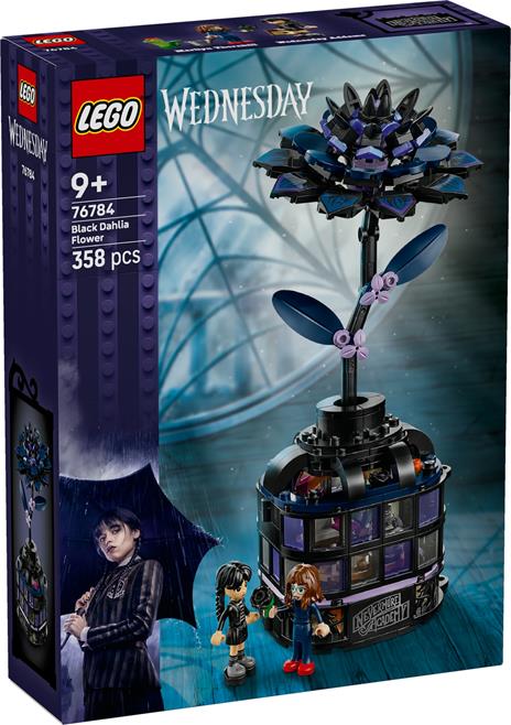 LEGO Wednesday (76784). Fiore di dalia nero