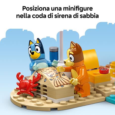 LEGO 4plus Berry 2025 (11202). Vacanza sulla spiaggia della famiglia di Bluey - 5