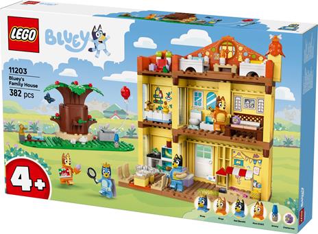 LEGO 4plus Berry 2025 (11203). Casa della Famiglia di Bluey
