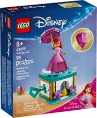 LEGO | Disney Princess 43259 Ariel Ballerina, Giochi da Principesse per Bambine 5+ con Supporto Girevole per Mini Bambolina
