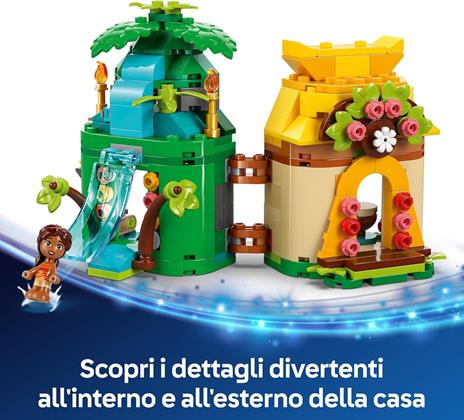 LEGO | Disney 43260 Divertimento sullIsola di Vaiana, Casa delle Bambole Giocattolo, Giochi Bambini 5+, Regalo Principesse - 3