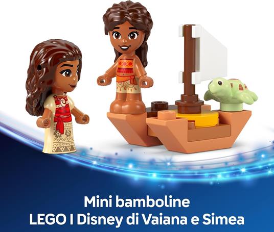LEGO | Disney 43260 Divertimento sullIsola di Vaiana, Casa delle Bambole Giocattolo, Giochi Bambini 5+, Regalo Principesse - 6