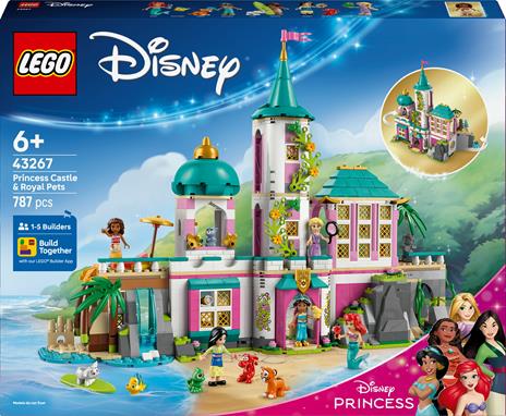 LEGO Disney Princess (43267). Castello della Principessa e animali reali
