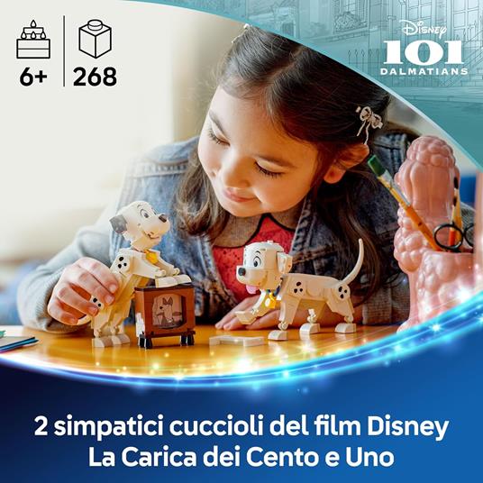 LEGO Disney Classic 43271 Pongo e Peggy - La carica dei cento e uno - 2