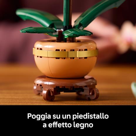 LEGO Botanicals 10343 Mini-Orchidea, Fiori Finti da Costruire, Botanical Collection per Adulti, Idea Regalo per Donna o Uomo - 4