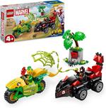 LEGO Spidey e i Suoi Fantastici Amici 11198 Inseguimento sui Dino-Veicoli di Spin ed Electro, Giochi Educativi per Bambini 4+