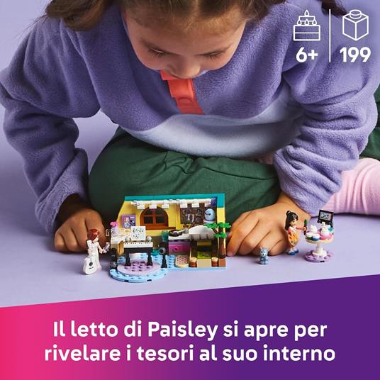 LEGO Friends 42647 La Cameretta di Paisley, Giochi Educativi per le Abilità Sociali per Bambine 6+ Fan dell'Arte e Mestieri - 2