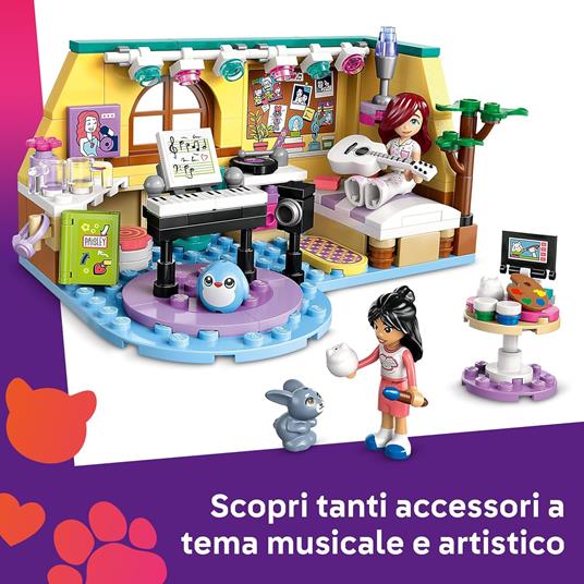 LEGO Friends 42647 La Cameretta di Paisley, Giochi Educativi per le Abilità Sociali per Bambine 6+ Fan dell'Arte e Mestieri - 3