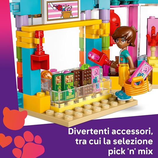 LEGO Friends 42649 Negozio di Dolciumi di Heartlake City, Giochi per Sviluppo Abilità Sociali per Bambine 6+, Idea Regalo - 3