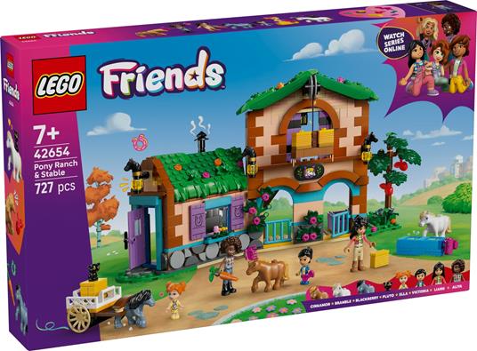 LEGO Friends (42654). Ranch e scuderia dei pony