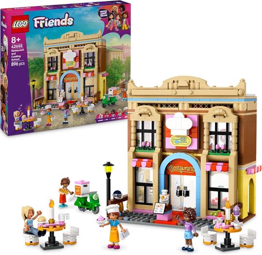 LEGO Friends (42655). Ristorante e Scuola di cucina