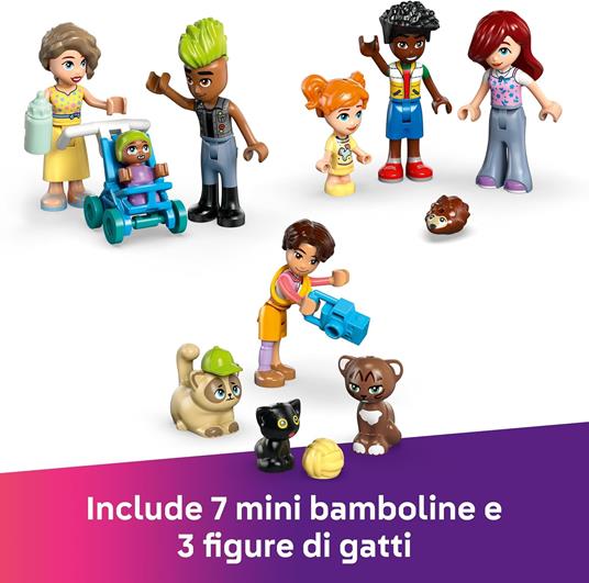 LEGO Friends 42670 Appartamenti e Negozi di Heartlake City, Gioco di Ruolo per Bambine 12+ con 3 Case Giocattolo da Costruire - 4