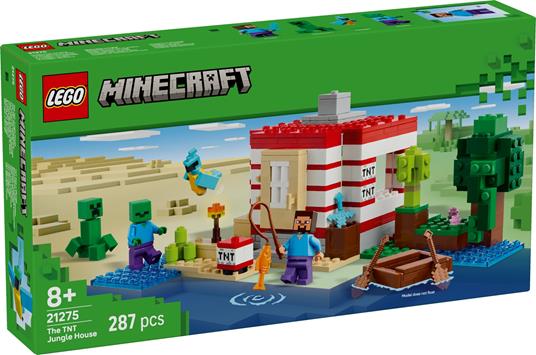 LEGO Minecraft (21275). Casa nella giungla esplosiva