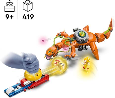 LEGO Sonic 77003 Super Shadow vs. Biolizard, Giochi d'Azione per Bambini 9+, Personaggi e Robot Giocattolo, Regalo per Gamer - 2