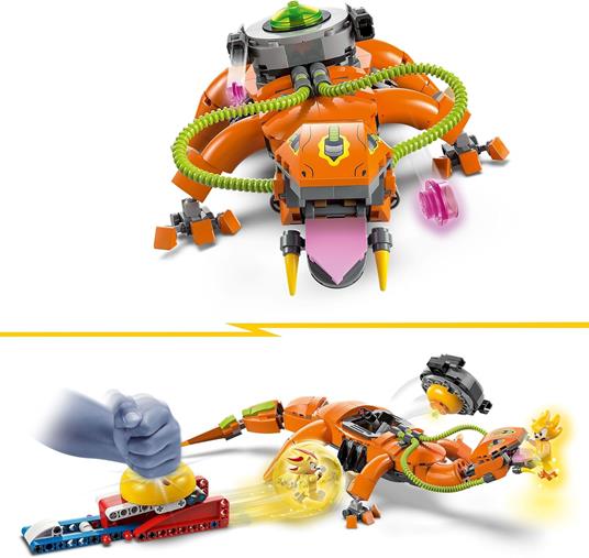 LEGO Sonic 77003 Super Shadow vs. Biolizard, Giochi d'Azione per Bambini 9+, Personaggi e Robot Giocattolo, Regalo per Gamer - 3