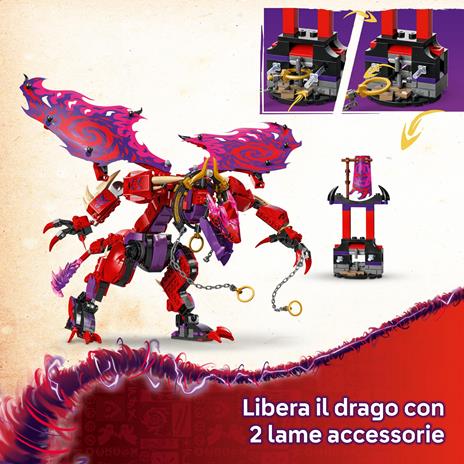 LEGO Ninjago (71832). Thunderfang, il Drago del Caos - 3