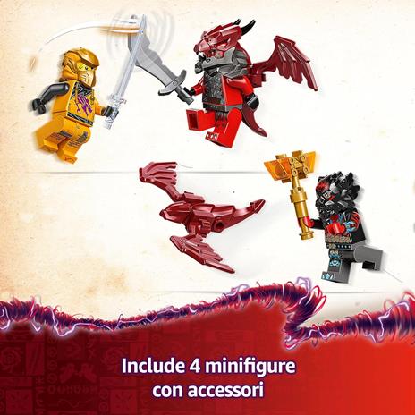 LEGO NINJAGO 71833 Jet Super Storm di Ras e Arin - Aereo Giocattolo con Drone e Capsula di Salvataggio, Giochi per Bambini 8+ - 4