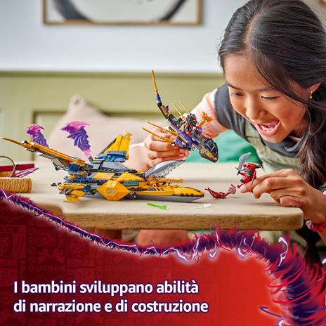 LEGO NINJAGO 71833 Jet Super Storm di Ras e Arin - Aereo Giocattolo con Drone e Capsula di Salvataggio, Giochi per Bambini 8+ - 5