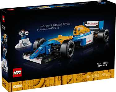 Giocattolo LEGO Icons 10353 Williams Racing FW14B e Nigel Mansell LEGO