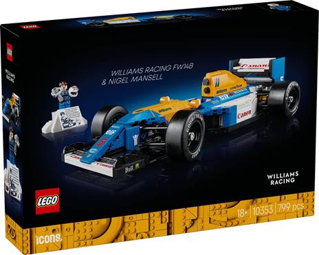 LEGO Icons 10353 Williams Racing FW14B e Nigel Mansell