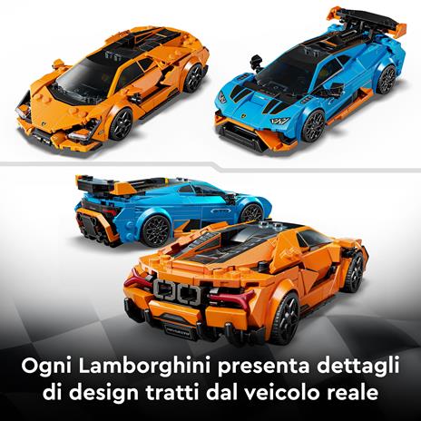 LEGO Speed Champions (77238). Lamborghini Revuelto e Huracán STO - 3