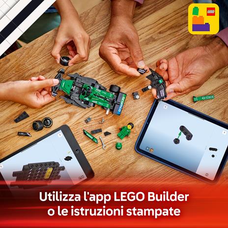 LEGO Speed Champions 77245 Auto da corsa Aston Martin Aramco F1 AMR24 - 5