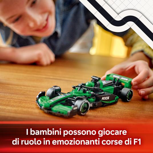 LEGO Speed Champions 77247 Auto da corsa KICK Sauber F1 Team C44 - 2