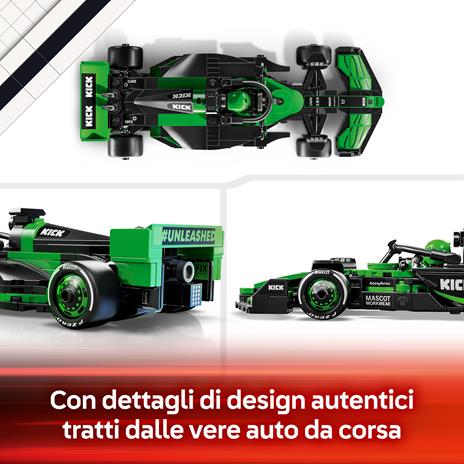 LEGO Speed Champions 77247 Auto da corsa KICK Sauber F1 Team C44 - 4