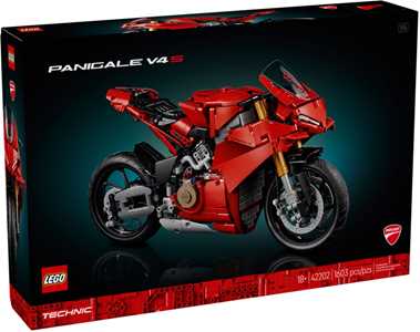 Giocattolo LEGO Technic 42202 Motocicletta Ducati Panigale V4 S, Modello per Adulti da Collezione Uomo o Donna Fan Moto LEGO