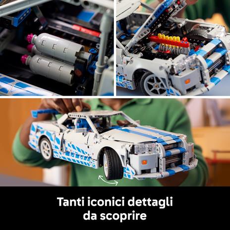 LEGO Technic (42210). Auto Nissan Skyline GT-R (R34) 2 Fast 2 Furious - 3