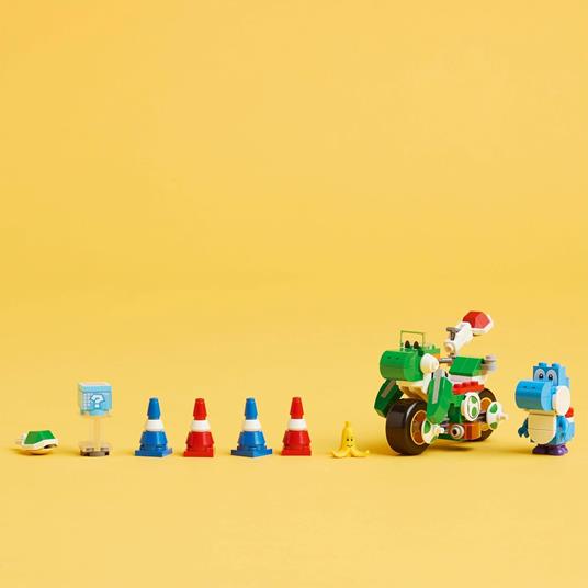 LEGO Super Mario 72031 Mario Kart : Moto Yoshi, Giocattolo Interattivo, Giochi per Bambini 7+, Regalo Nintendo da Collezione - 5