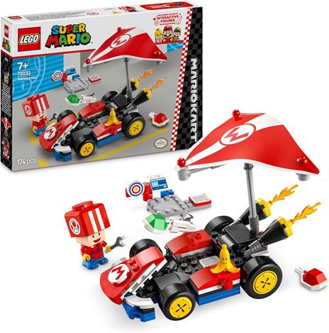 LEGO Super Mario 72032 Mario Kart : Kart Standard, Macchina Giocattolo con Toad, Giochi per Bambini 7+ Nintendo da Collezione