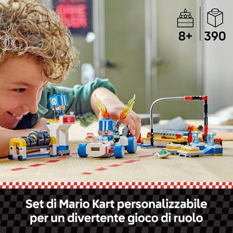 LEGO Super Mario 72035 Mario Kart : Officina di Toad, Garage Giocattolo con Macchina e 2 Personaggi, Giochi per Bambini 8+ - 2