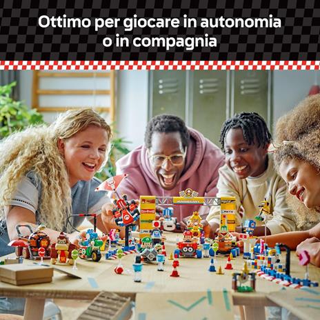 LEGO Super Mario 72035 Mario Kart : Officina di Toad, Garage Giocattolo con Macchina e 2 Personaggi, Giochi per Bambini 8+ - 6